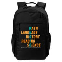 Music Is The Core Of A Good Education  Backpack