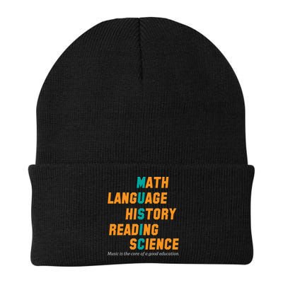 Music Is The Core Of A Good Education  Beanie
