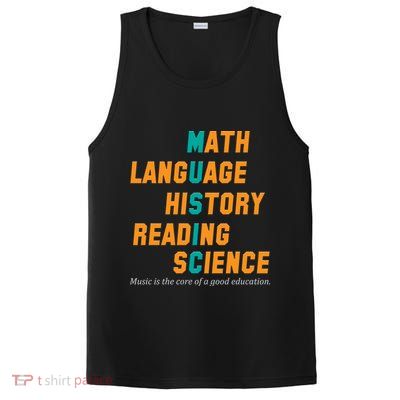 Music Is The Core Of A Good Education  PosiCharge Competitor Tank
