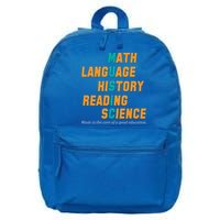 Music Is The Core Of A Good Education  16 in Basic Backpack