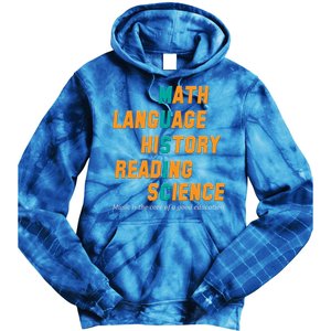 Music Is The Core Of A Good Education  Tie Dye Hoodie