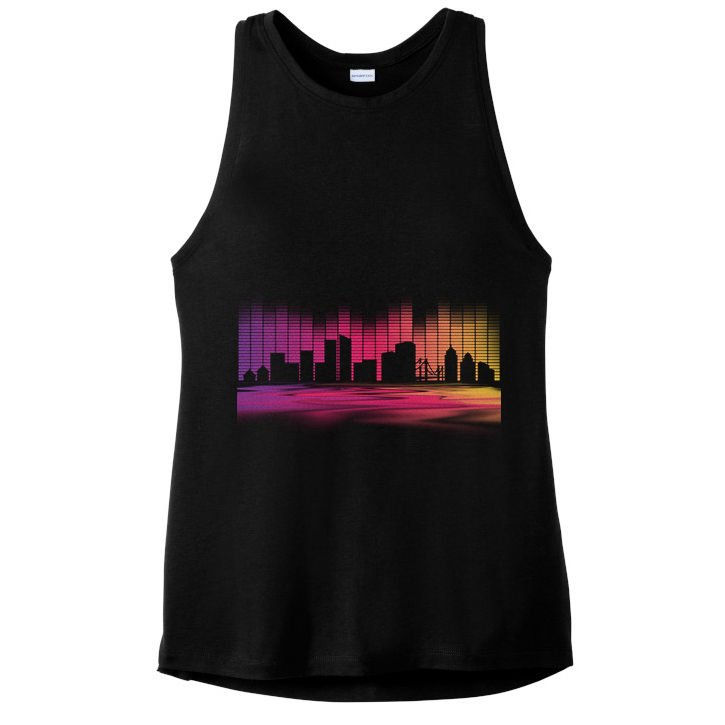 Music Skyline Ladies PosiCharge Tri-Blend Wicking Tank
