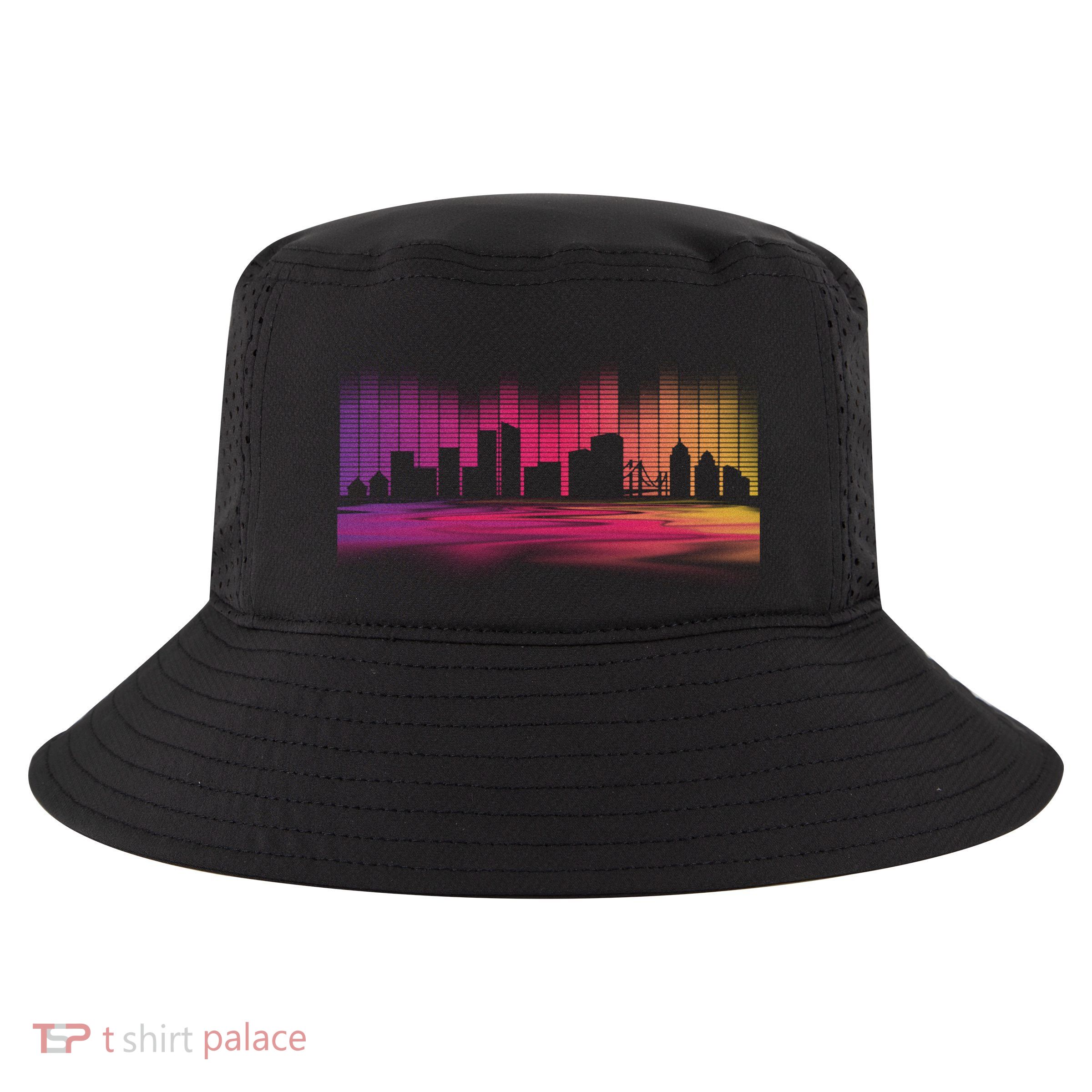 Music Skyline Cool Comfort Performance Bucket Hat