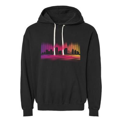 Music Skyline Garment-Dyed Fleece Hoodie
