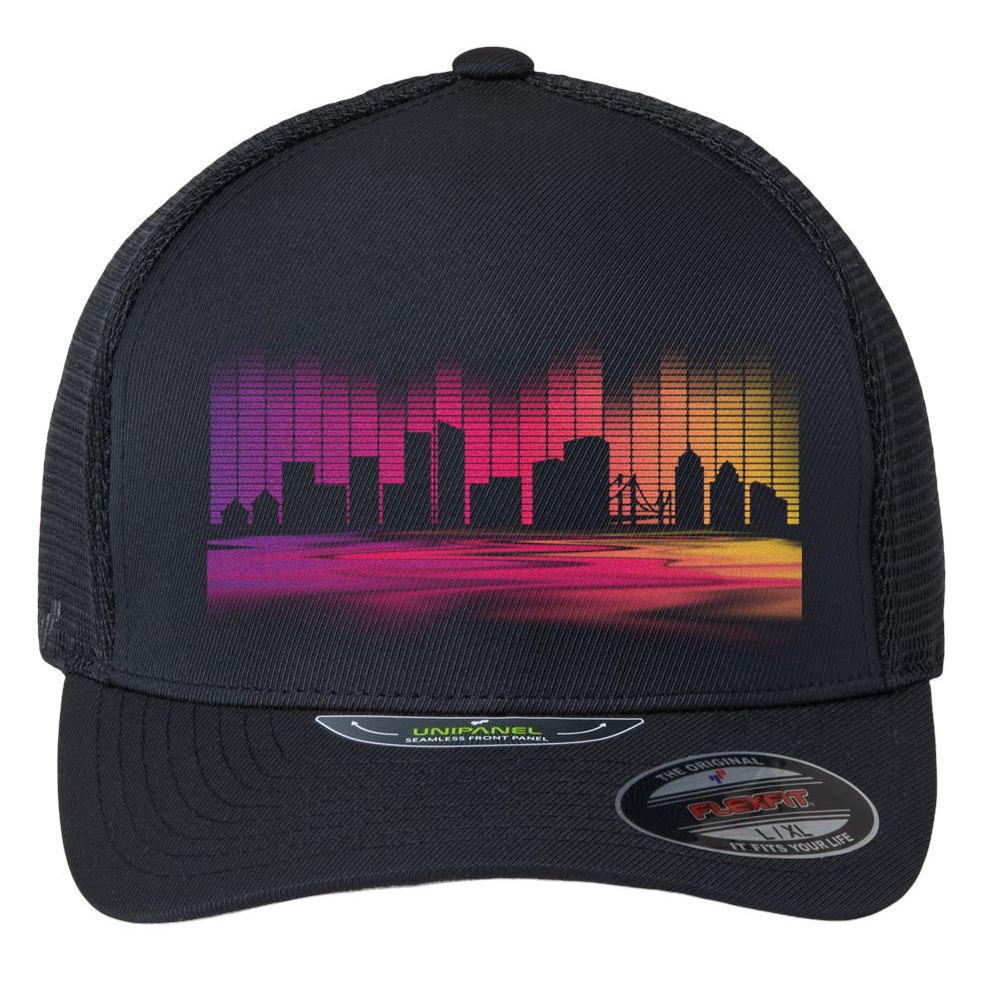 Music Skyline Flexfit Unipanel Trucker Cap