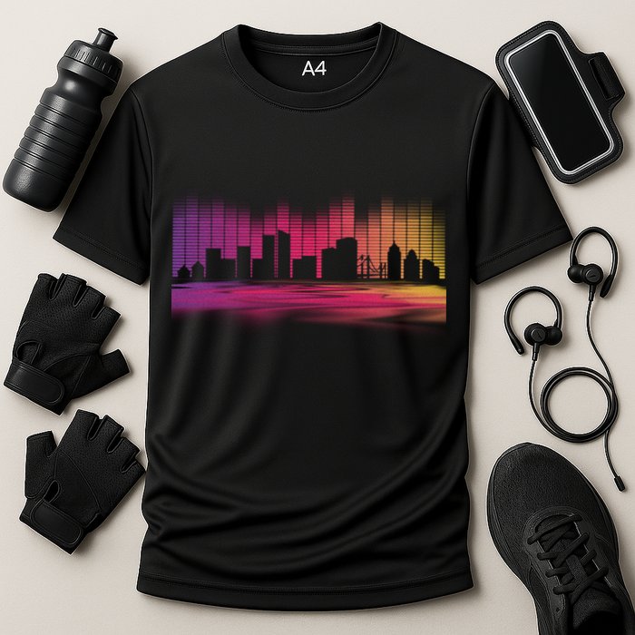 Music Skyline Cooling Performance Crew T-Shirt