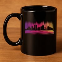 Music Skyline 11oz C Handle Ceramic Mug