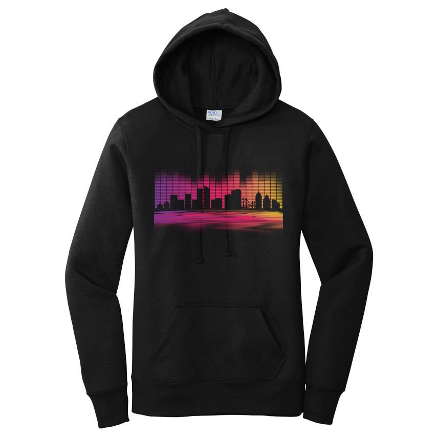Music Skyline Women's Pullover Hoodie