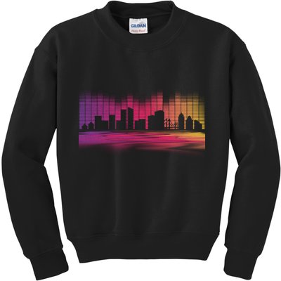 Music Skyline Kids Sweatshirt