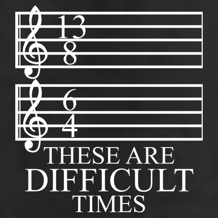 Music Teacher These Are Difficult Times Garment-Dyed Heavyweight T-Shirt