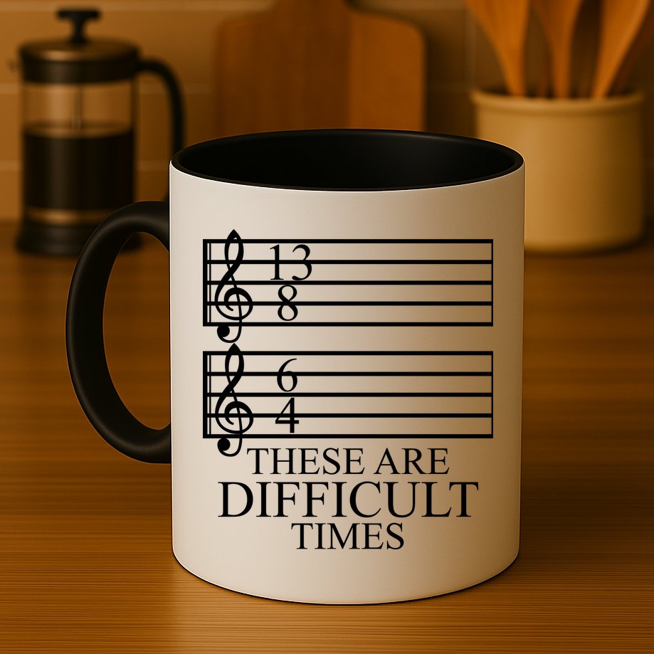 Music Teacher These Are Difficult Times Mug