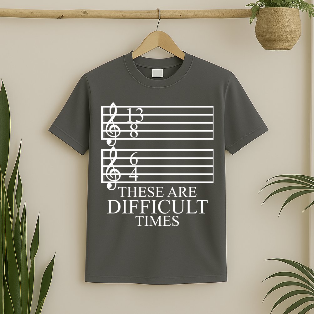 Music Teacher These Are Difficult Times T-Shirt