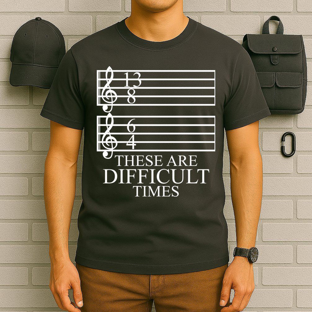 Music Teacher These Are Difficult Times T-Shirt