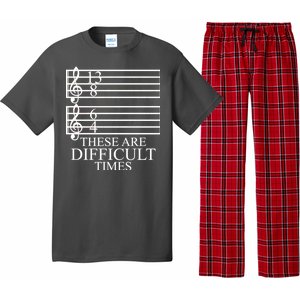 Music Teacher These Are Difficult Times Pajama Set