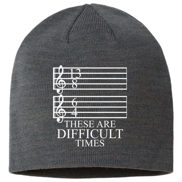 Music Teacher These Are Difficult Times Sustainable Beanie