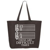 Music Teacher These Are Difficult Times 25L Jumbo Tote