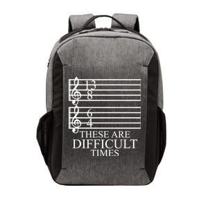 Music Teacher These Are Difficult Times Vector Backpack