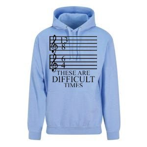 Music Teacher These Are Difficult Times Unisex Surf Hoodie