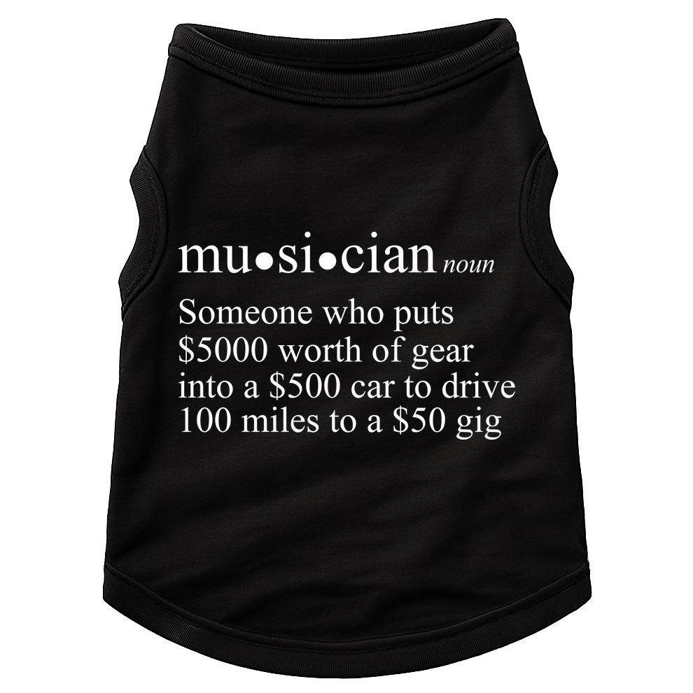 Musician Definition Doggie Tank