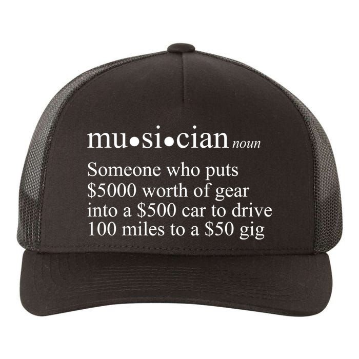 Musician Definition Yupoong Adult 5-Panel Trucker Hat