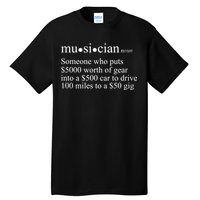 Musician Definition Tall T-Shirt