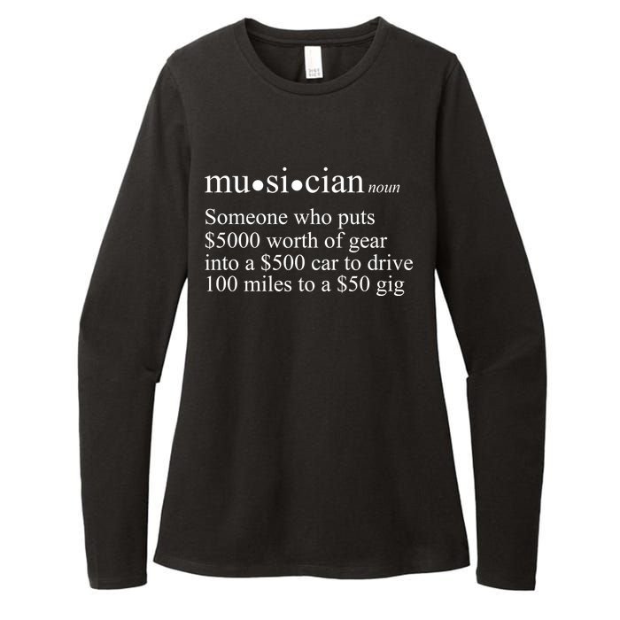 Musician Definition Womens CVC Long Sleeve Shirt