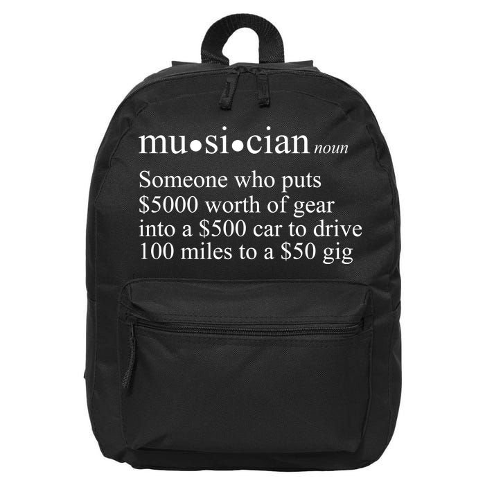 Musician Definition 16 in Basic Backpack