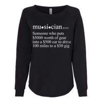 Musician Definition Womens California Wash Sweatshirt