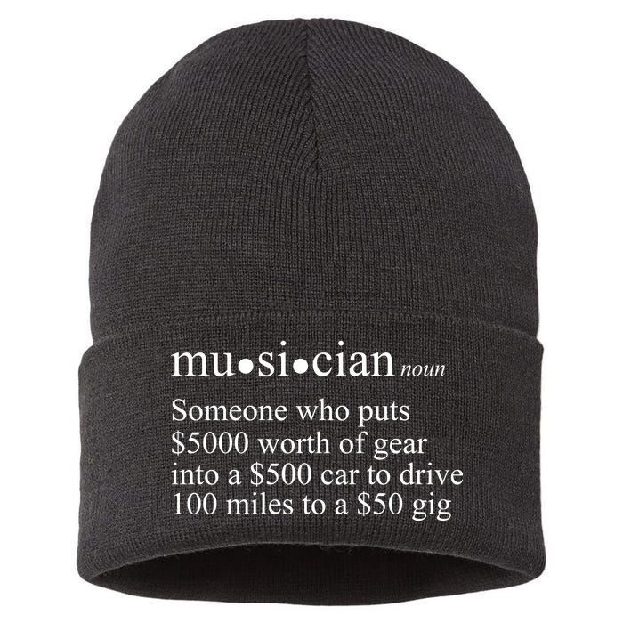 Musician Definition Sustainable Knit Beanie