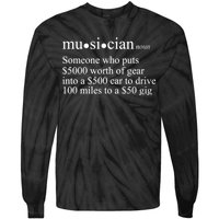 Musician Definition Tie-Dye Long Sleeve Shirt