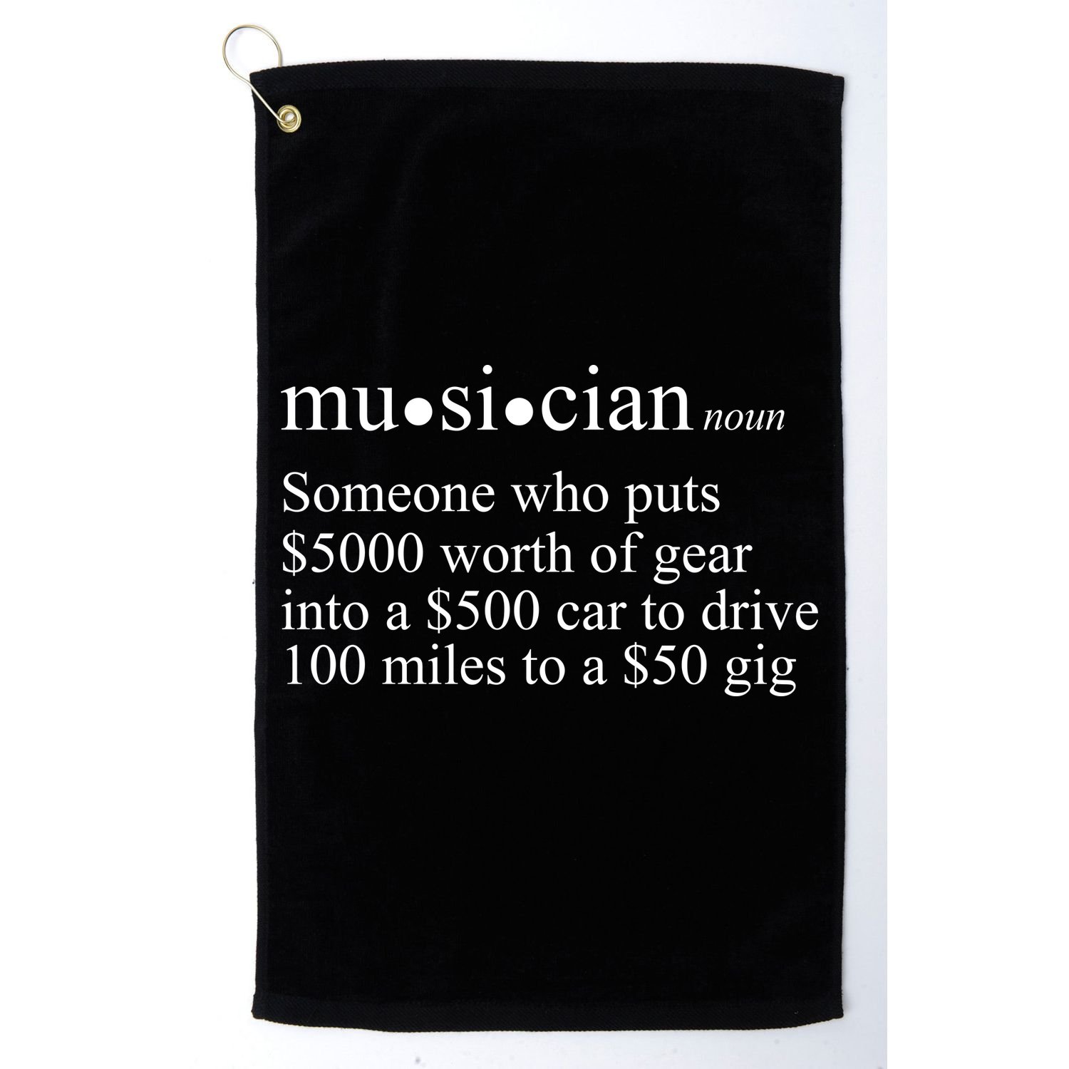 Musician Definition Golf Towel
