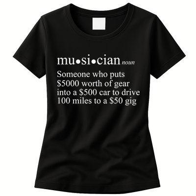 Musician Definition Womens T-Shirt
