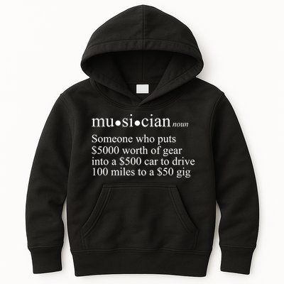 Musician Definition Kids Hoodie