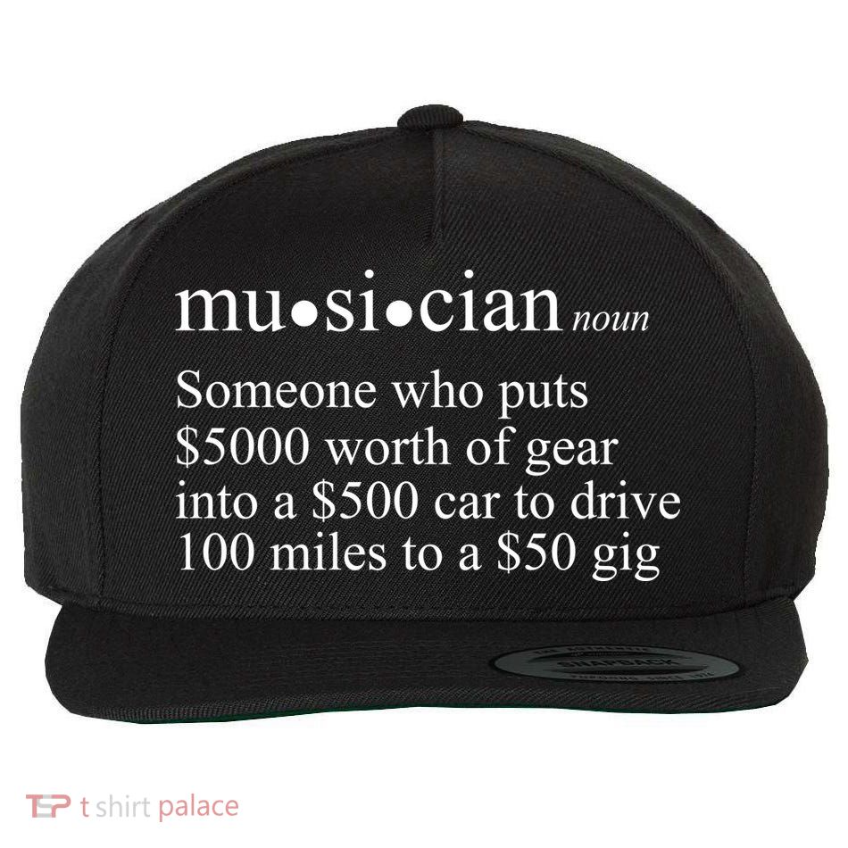 Musician Definition Wool Snapback Cap