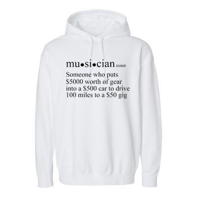 Musician Definition Garment-Dyed Fleece Hoodie