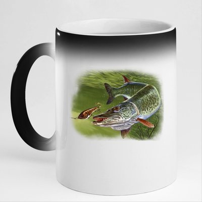 Muskie 11oz Black Color Changing Mug