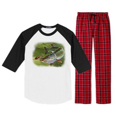 Muskie Raglan Sleeve Pajama Set