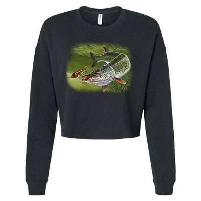 Muskie Cropped Pullover Crew