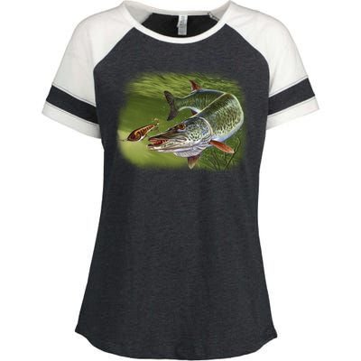 Muskie Enza Ladies Jersey Colorblock Tee