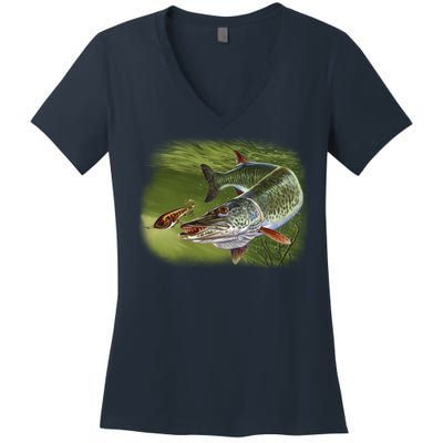 Muskie Women's V-Neck T-Shirt