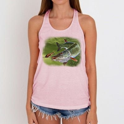 Muskie Women's Knotted Racerback Tank