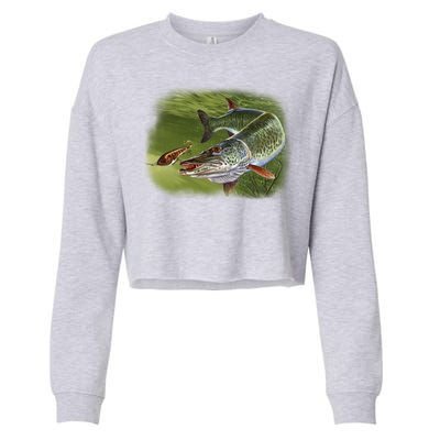 Muskie Cropped Pullover Crew