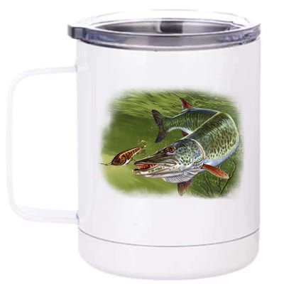 Muskie 12 oz Stainless Steel Tumbler Cup