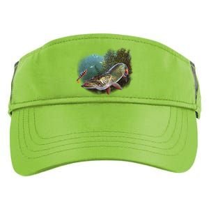 Musky Chase Fishing Adult Drive Performance Visor