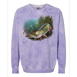 Musky Chase Fishing Colorblast Crewneck Sweatshirt