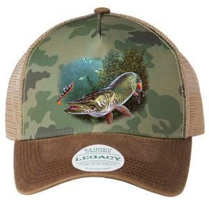 Musky Chase Fishing Legacy Tie Dye Trucker Hat