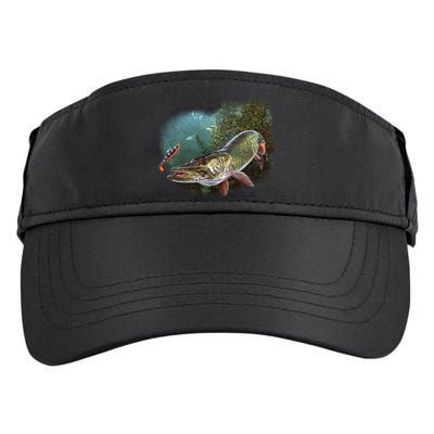 Musky Chase Fishing Adult Drive Performance Visor
