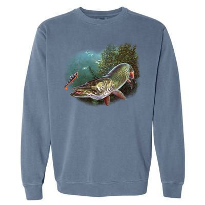 Musky Chase Fishing Garment-Dyed Sweatshirt