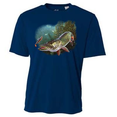 Musky Chase Fishing Cooling Performance Crew T-Shirt