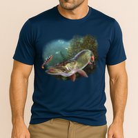 Musky Chase Fishing Cooling Performance Crew T-Shirt